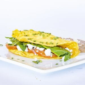 Omelete Chévre